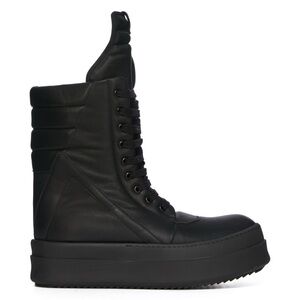 RICK OWENS SS25 HOLLYWOOD MEGA GEOBASKET HIGH TOP SNEAKERS